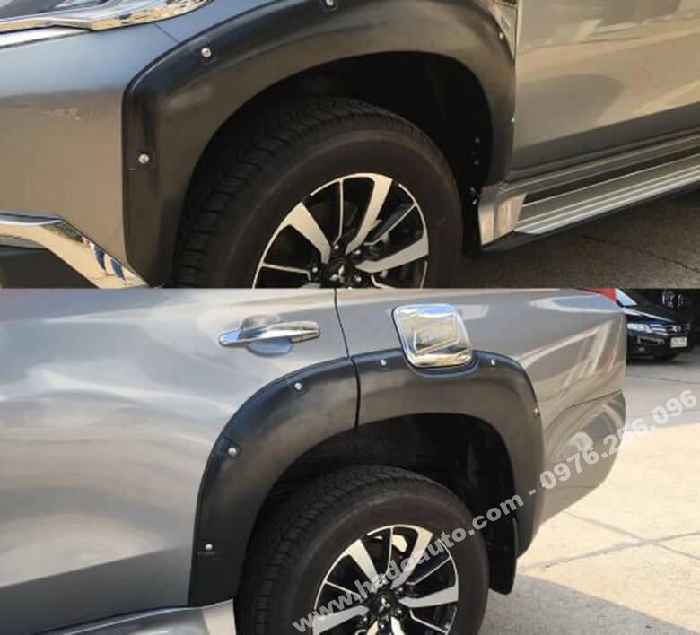 Bộ ốp cua lốp Mitsubishi Pajero Sport All New Bộ ốp cua lốp Mitsubishi Pajero Sport All New