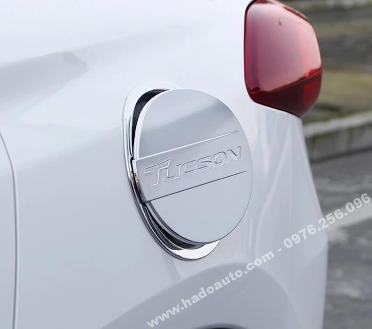 Ốp nắp bình xăng Tucson mạ crom cao cấp