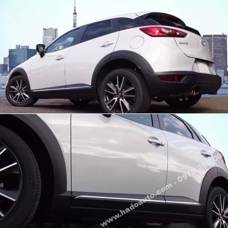 Nẹp ốp sườn xe Mazda CX3 2021 2022