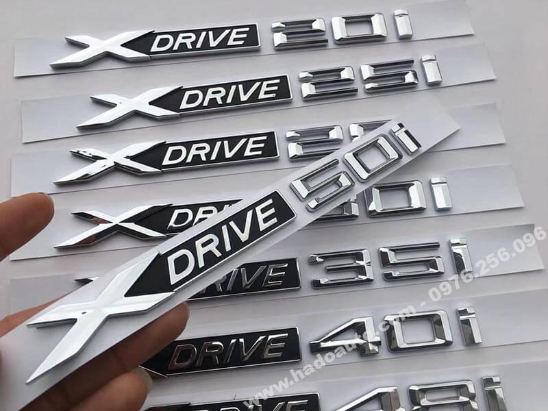 chu-XDrive-28i-35i-50i-xe-BMW Chữ XDrive 28i 35i 50i xe BMW