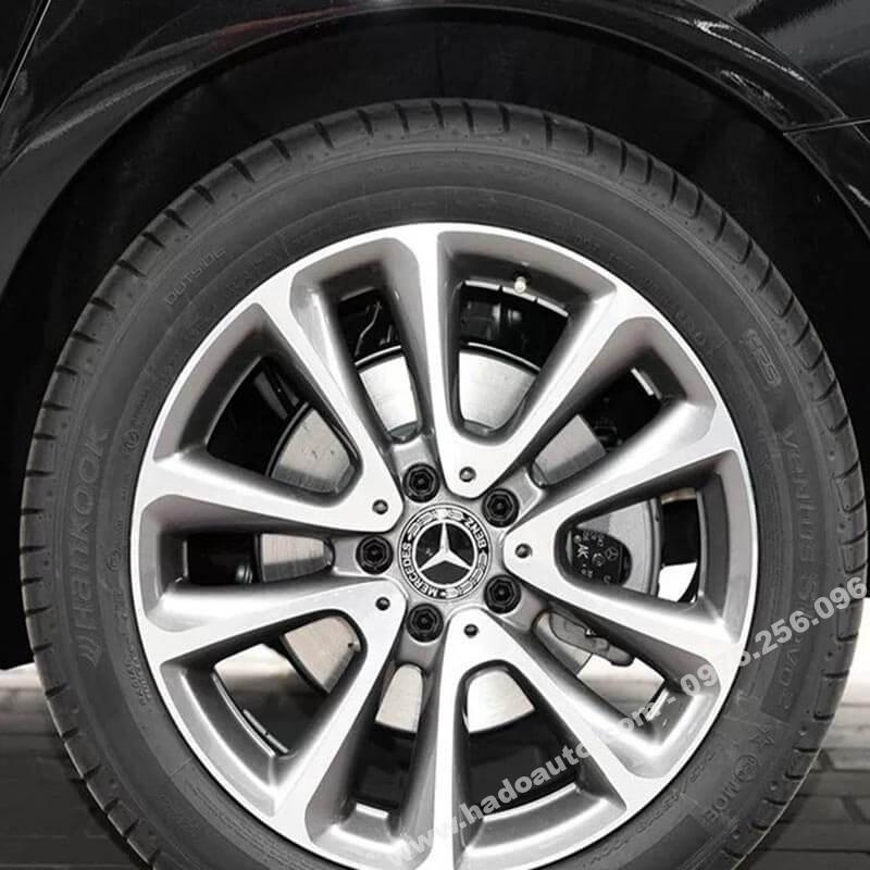 Logo mâm xe Mercedes bộ 4 cái cao cấp