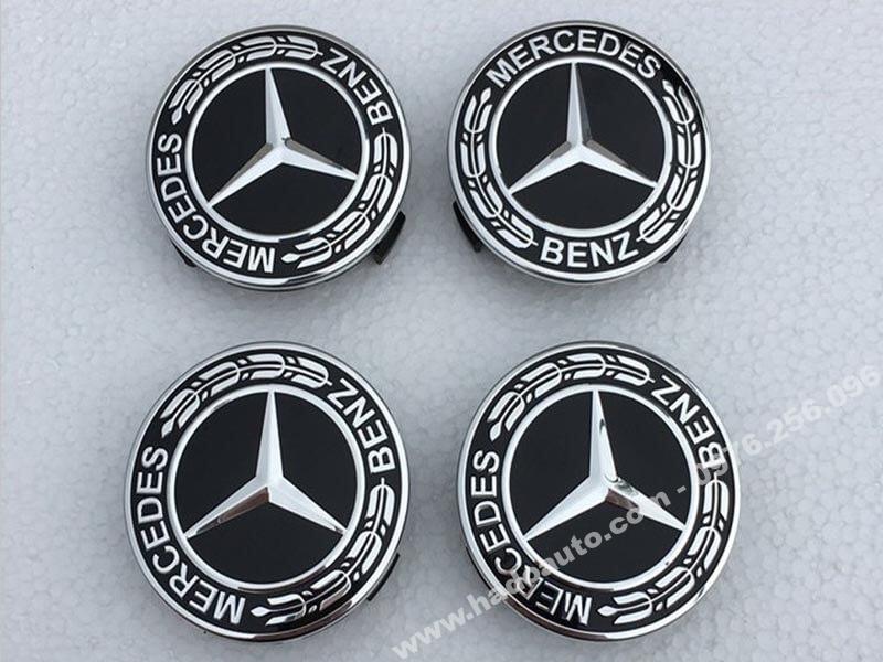 Logo mâm xe Mercedes bộ 4 cái chính hãng