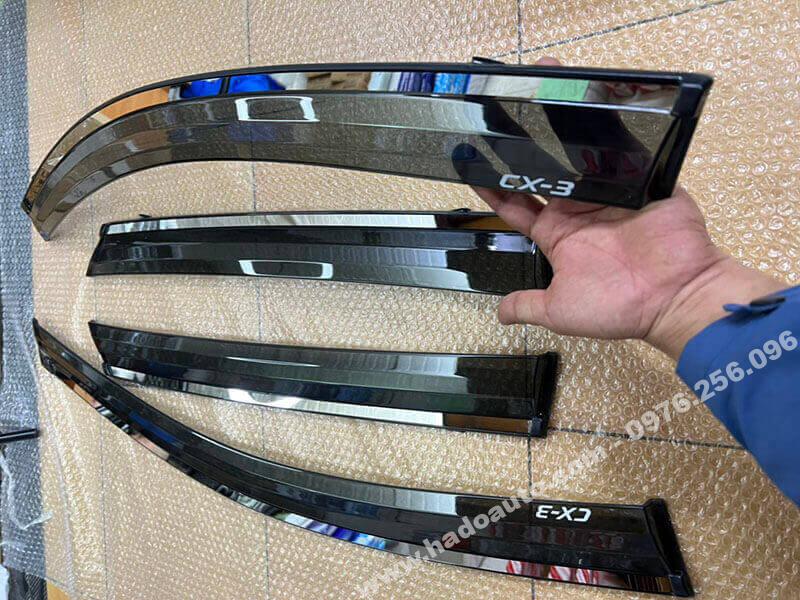 Vè mưa Mazda CX3 CX-3 vè chỉ mạ