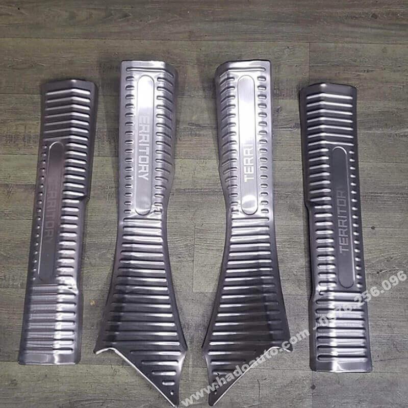 Bộ ốp bậc cửa xe Ford Territory 2023 Inox ốp bậc trong