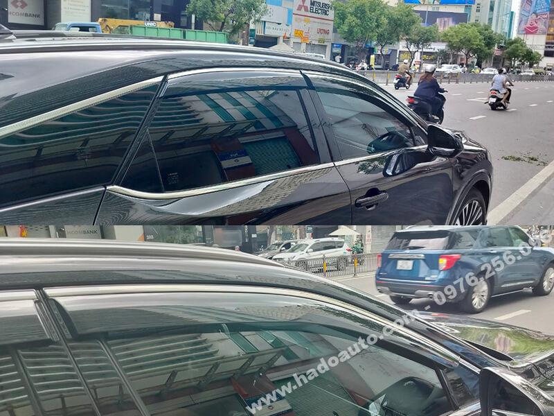 Vè mưa Lexus RX 350 2023 hình thực tế lắp đặt lên xe
