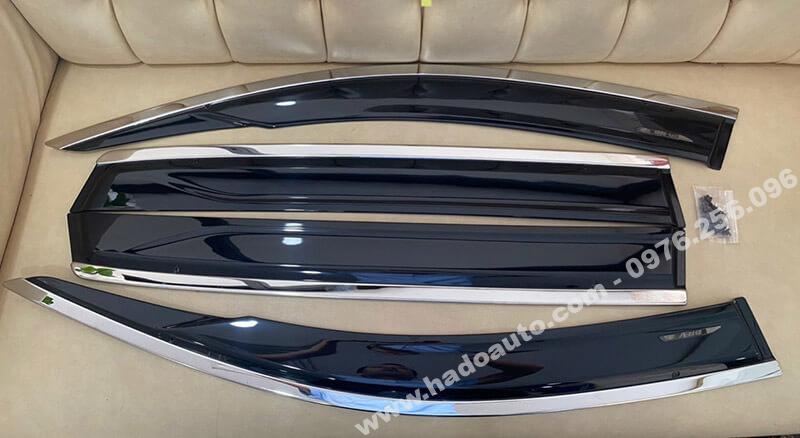 Vè mưa Honda BRV 2023 2024 viền chỉ inox