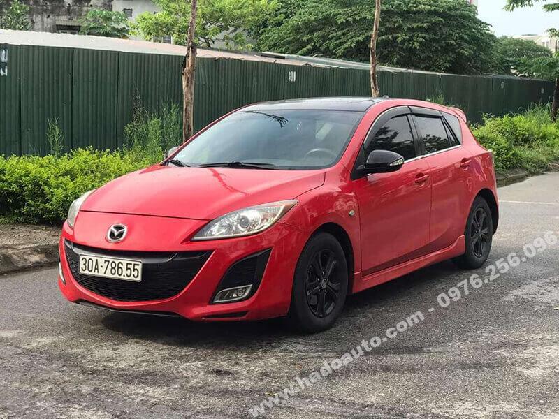 Vè mưa Mazda 3S hatchback có viền chỉ