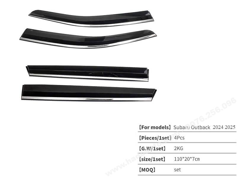 Vè mưa Subaru Outback 2024 bộ 4 mảnh