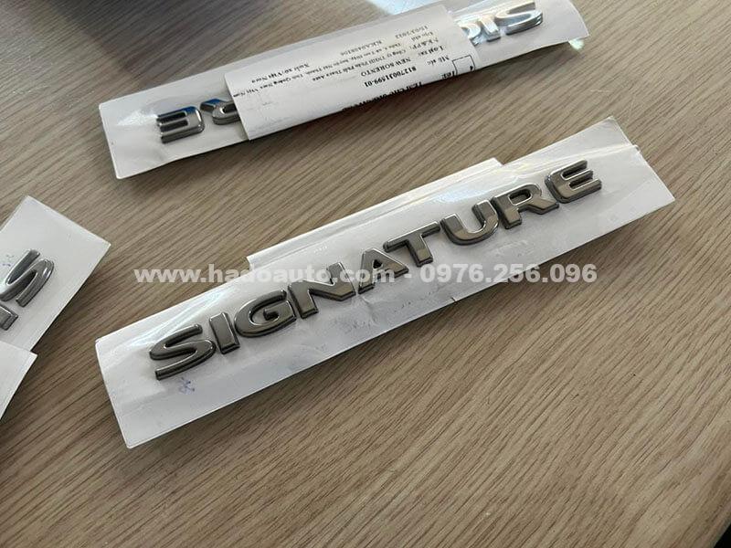 chu-noi-signature-xe-kia-sorento-2021-2024-chinh-hang Chữ nổi Signature xe Kia Sorento 2021-2024 chính hãng