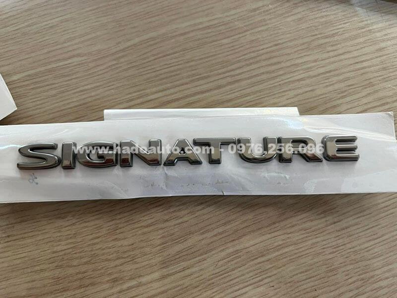 Chữ nổi Signature xe Kia Sorento 2021-2024