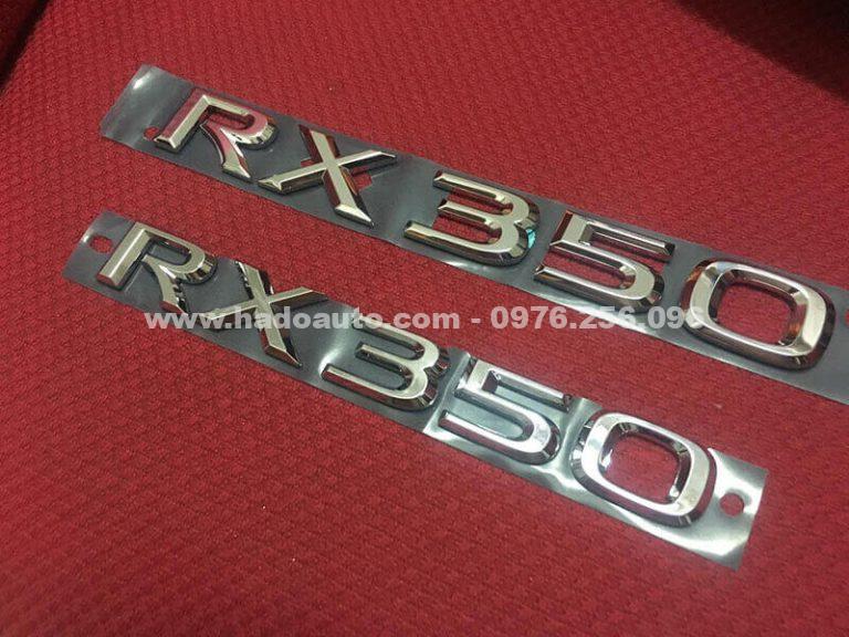 Logo chữ RX350 RX 350 cho xe Lexus - Đồ chơi - Phụ kiện xe hơi