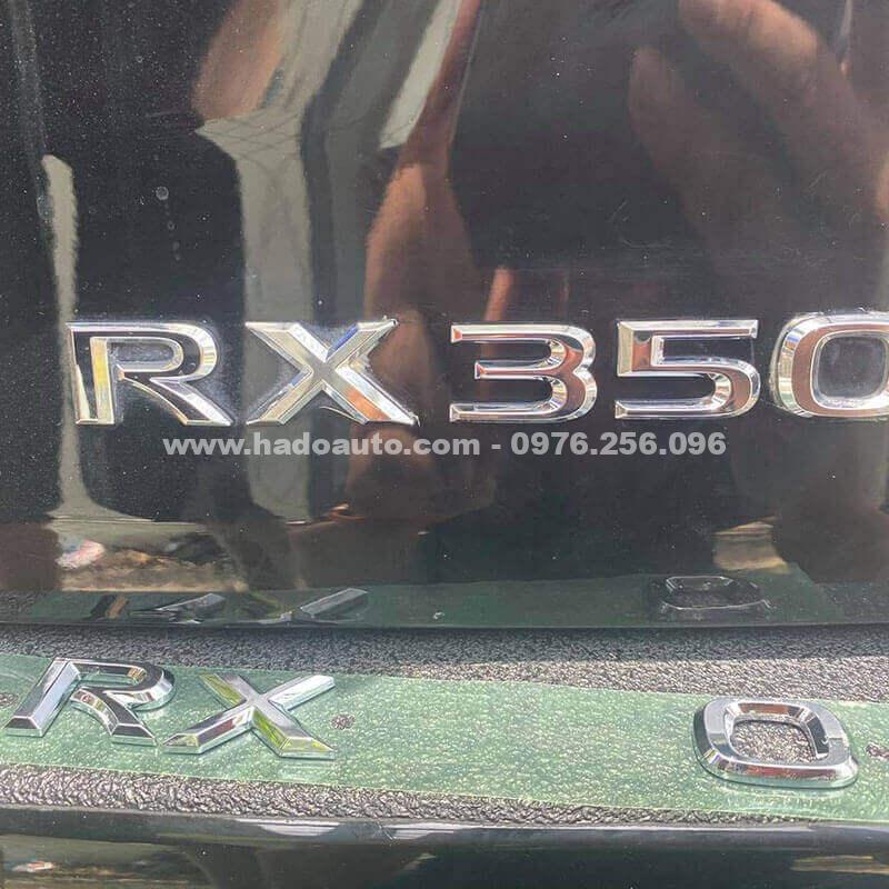 Logo chữ RX350 cho xe Lexus dễ dàng thay thế