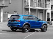 Cua lốp Ford Everest 2023 2024 lắp lên xe nhìn tổng thể rất khác biệt
